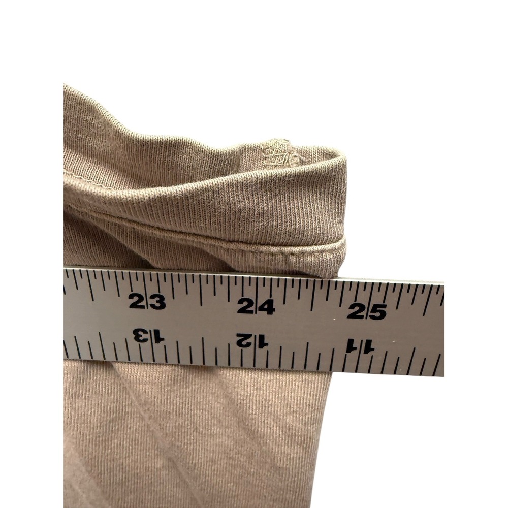 Old Navy Tank Dress Womens 4X Tan Excellent Sleeveless Cotton Pocket Shift Midi - Picture 5 of 8